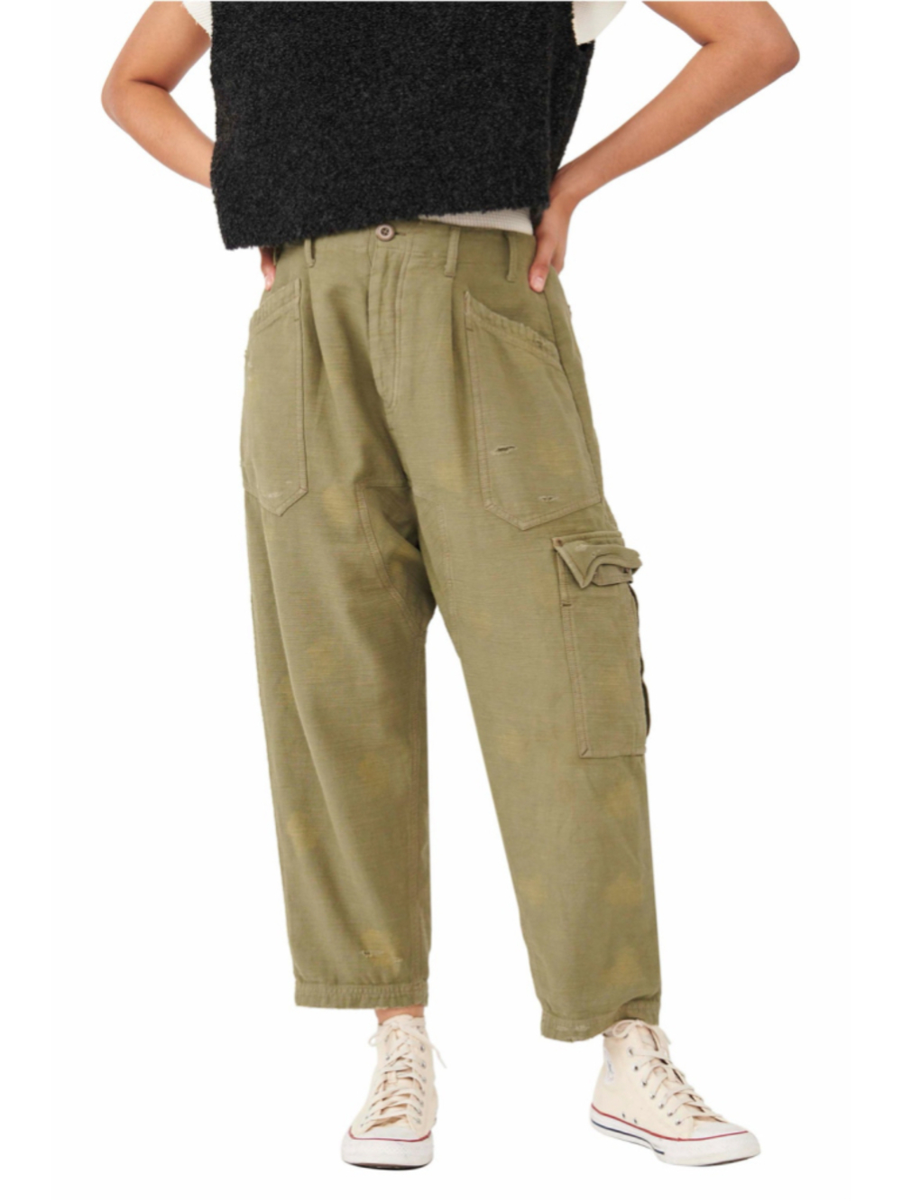 Bay To Breakers Destroyed Cargo Pants
Free People